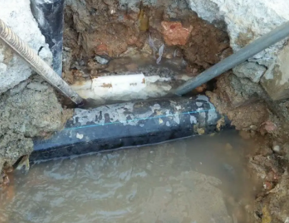 鹿寨测漏水之水管漏水